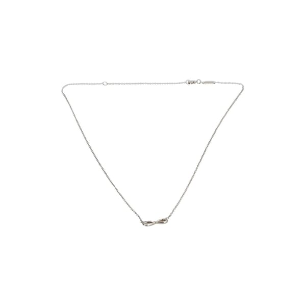 Sterling Silver Mini Infinity Pendant Necklace