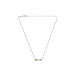 Sterling Silver Mini Infinity Pendant Necklace
