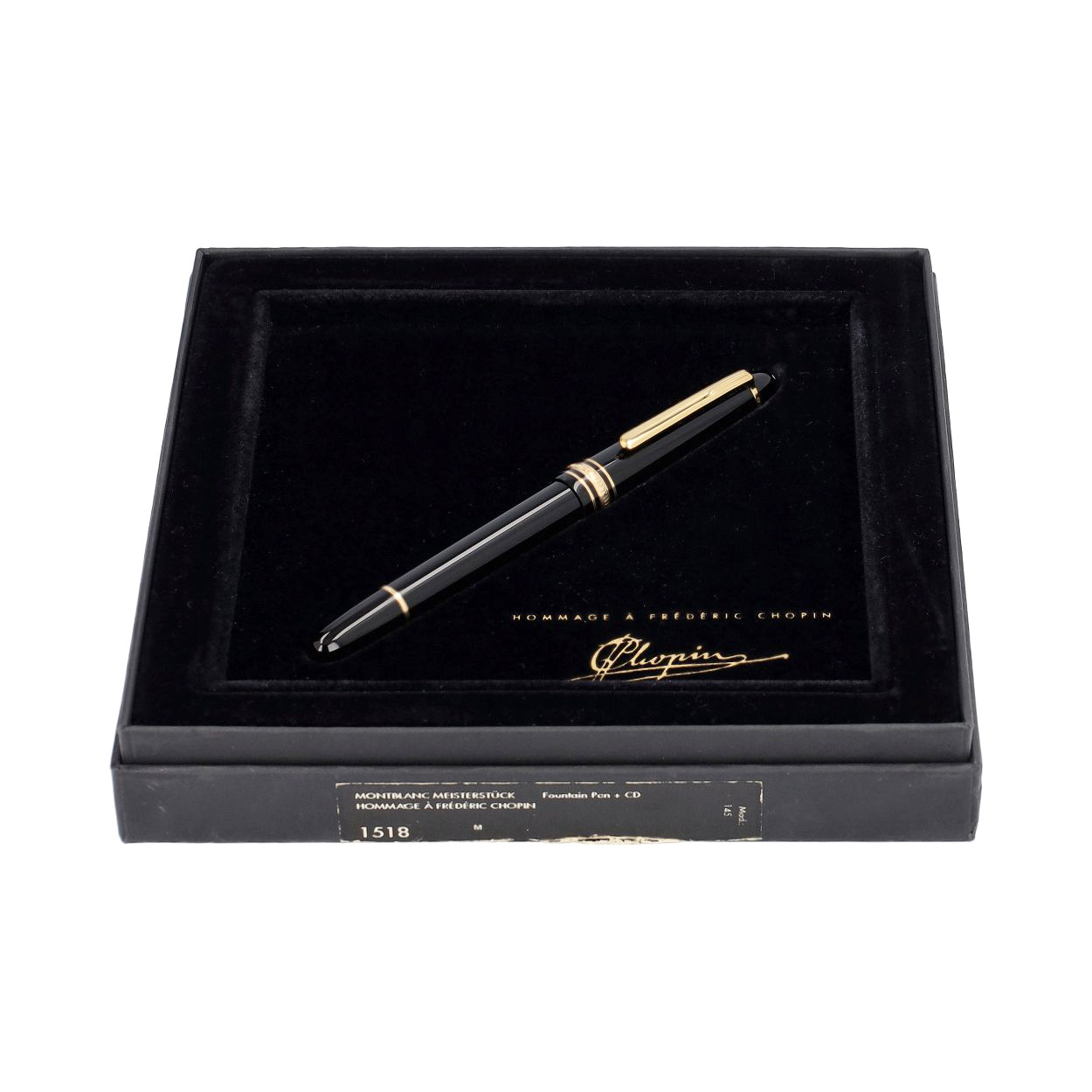 MONTBLANC Hommage A Frederic Chopin Fountain Pen Black | Luxity