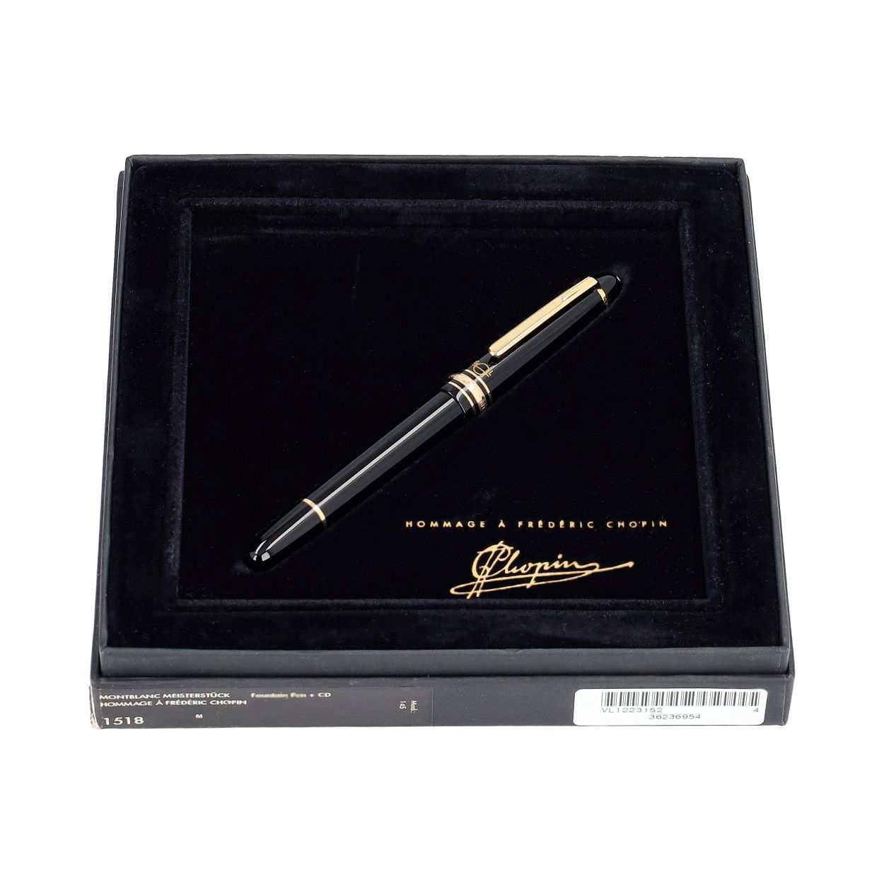 MONTBLANC Hommage A Frederic Chopin Fountain Pen Black | Luxity