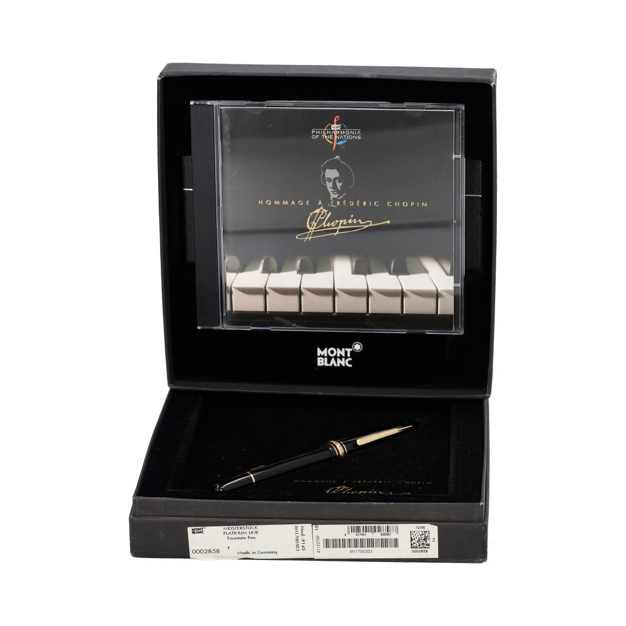 MONTBLANC Hommage A Frederic Chopin Fountain Pen Black | Luxity