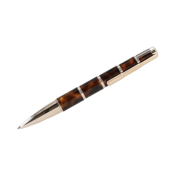 Marbled Lacquer/Gold Plated Miguel De Cervantes Ballpoint Pen