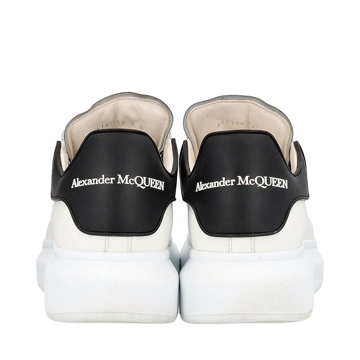 ALEXANDER MCQUEEN Leather/Rubber Oversized Sneakers White | Luxity
