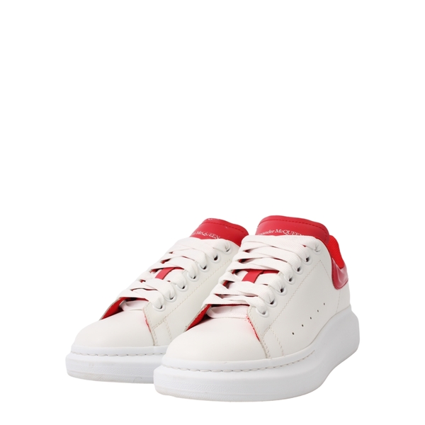 Leather Oversized Sneakers White/Red