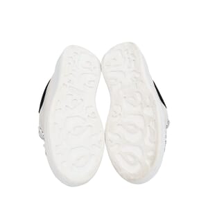 Leather Oversized Sneakers White/Black, view 5