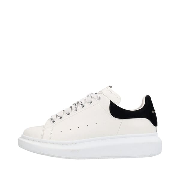 Leather Oversized Sneakers White/Black