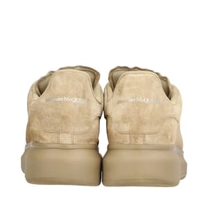 Suede Oversized Sneakers Beige, view 4