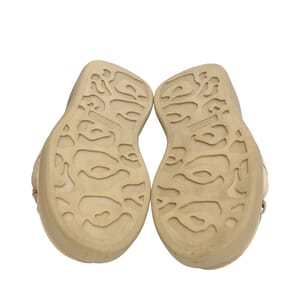 Suede Oversized Sneakers Beige, view 5