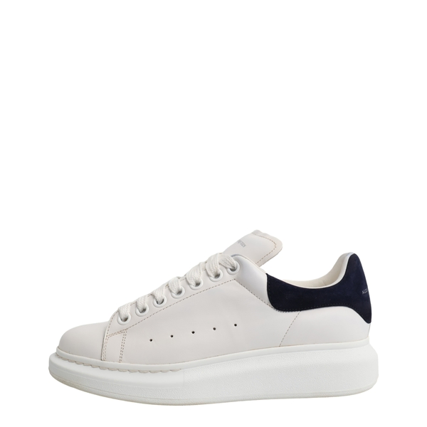 Leather Oversized Sneakers White/Navy