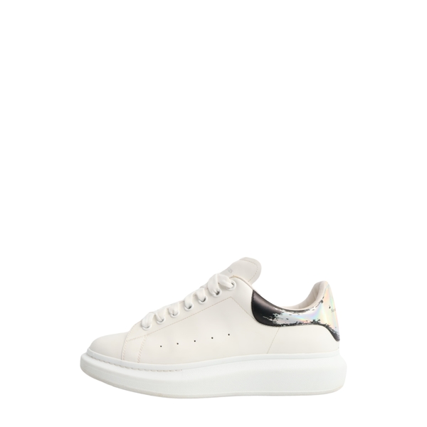 Leather Oversized Sneakers White