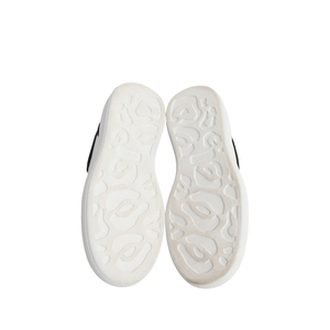 Leather/Suede Larry Sneakers White/Black, view 5