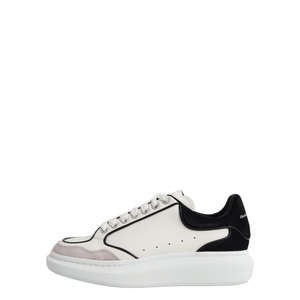 Leather/Suede Larry Sneakers White/Black, view 2