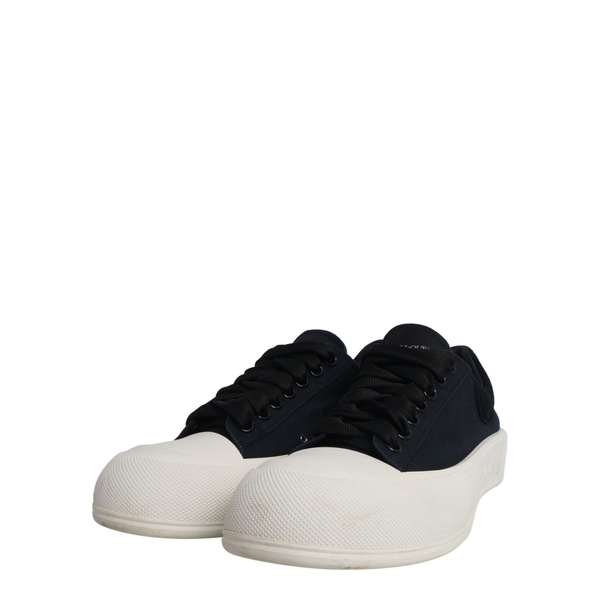 Canvas Deck Plimsoll Sneakers Navy/White