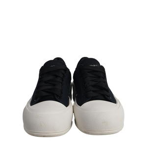 Canvas Deck Plimsoll Sneakers Navy/White, view 3