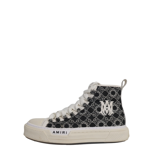 Canvas MA Quad Court High Top Sneakers Black/White