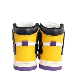 Leather Skel High Top Sneakers Multicolour, view 4