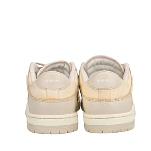 Suede/Leather Skel Sneakers Alabaster, view 5