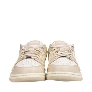 Suede/Leather Skel Sneakers Alabaster, view 2