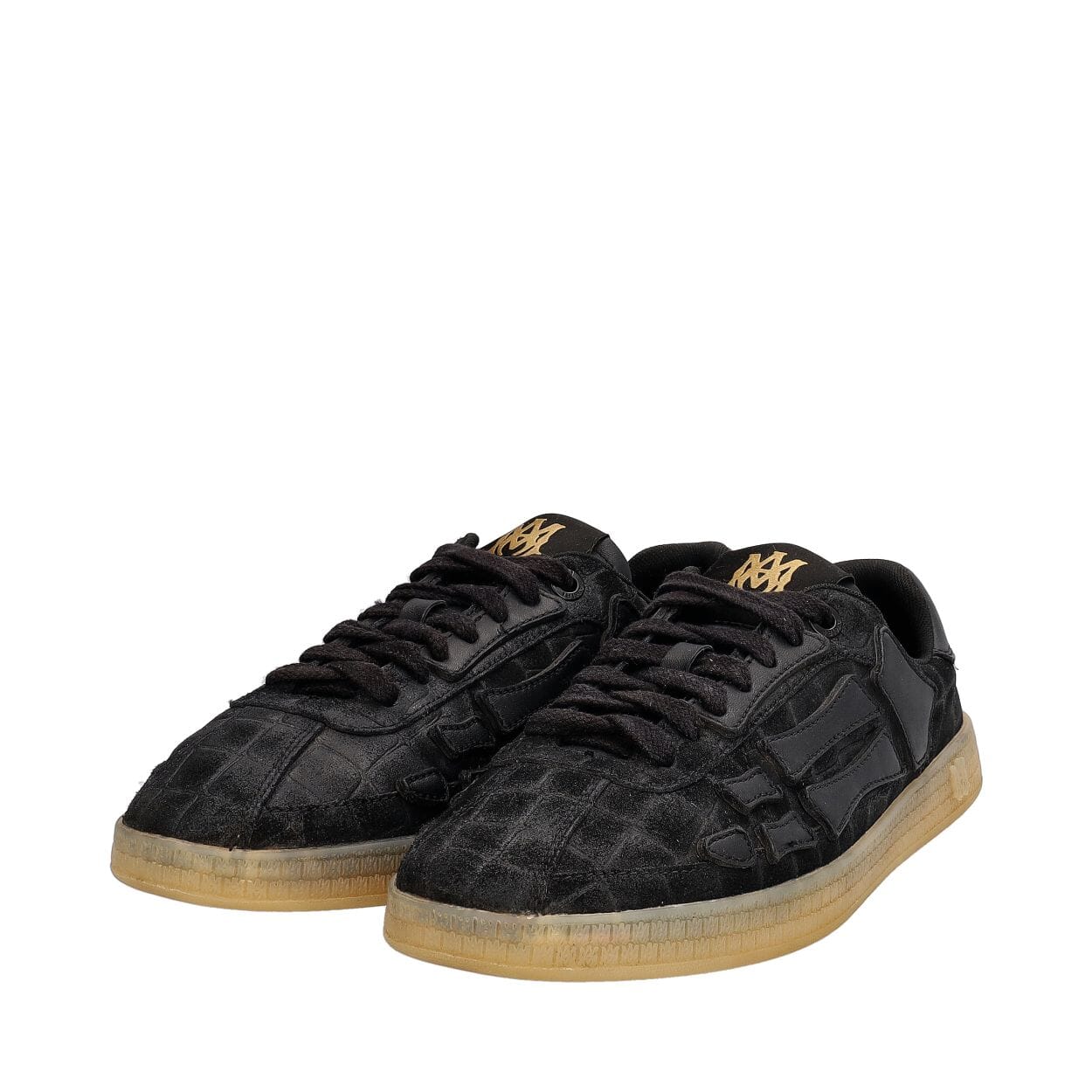 Croc Embossed Pacific Bones Sneakers Black