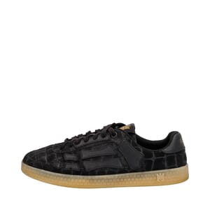 Croc Embossed Pacific Bones Sneakers Black, view 2