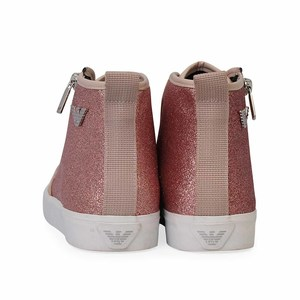 Glitter High Top Sneakers Nude/Pink, view 5
