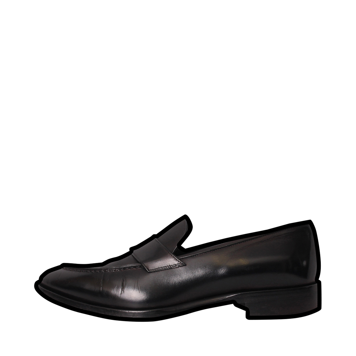 PRADA Leather Loafers Black | Luxity