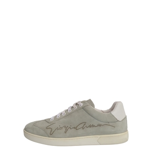 Suede Logo Sneakers Grey, view 2
