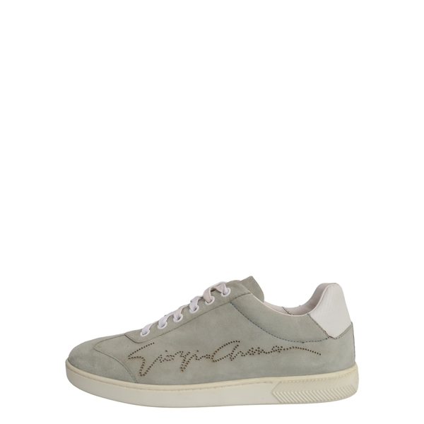 Suede Logo Sneakers Grey