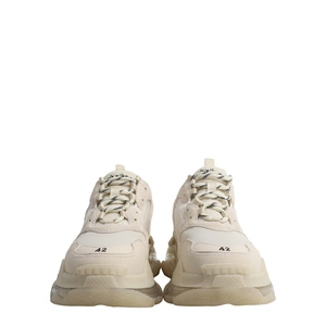 Mixed Material Triple S Sneakers White, view 3