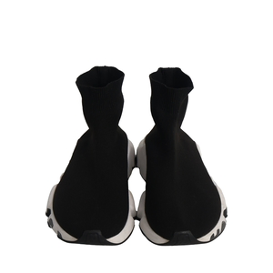 Knit Speed Graffiti Sock Sneakers Black/White, view 3