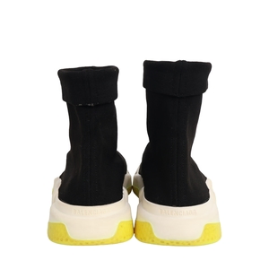 Knit Speed Sock Sneakers Black/Yellow, view 4