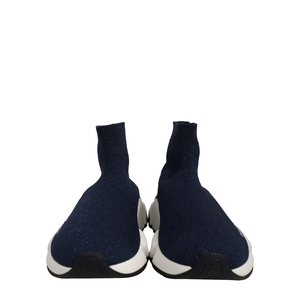 Knit Lurex Speed Sneakers Bleu Nuit, view 3