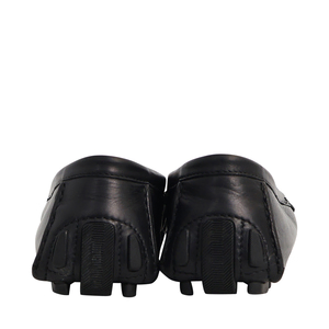 Leather Suelita Driving Shoes Black, view 4