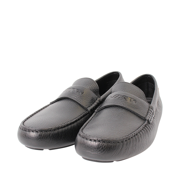 Leather Loafers Black