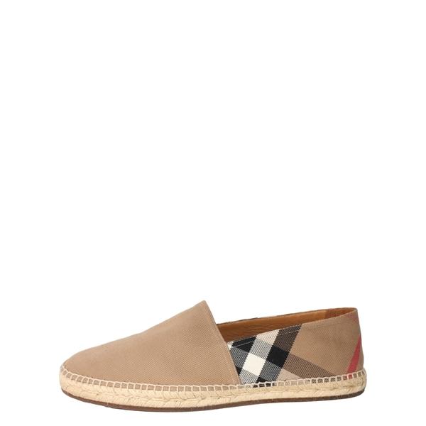 Canvas/Check Espadrilles Beige