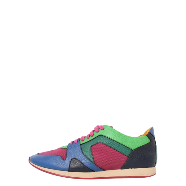 Leather/Mesh Sneakers Multicolour