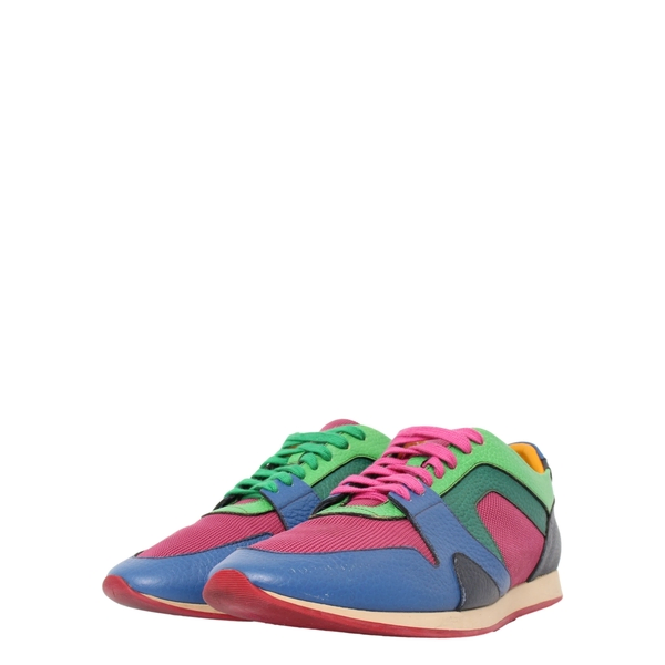 Leather/Mesh Sneakers Multicolour