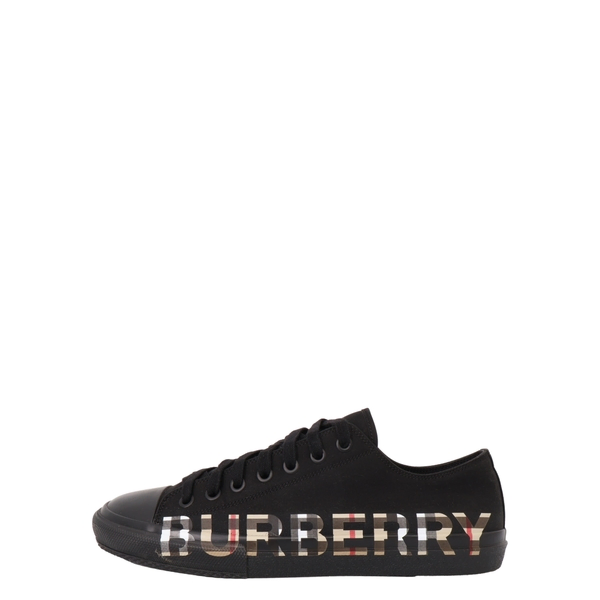 Canvas Larkhall Logo Sneakers Black