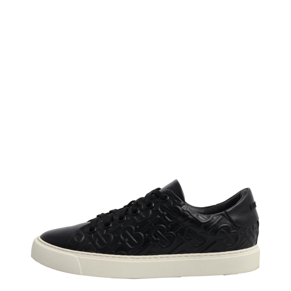 Leather TB Embossed Albridge Sneakers Black