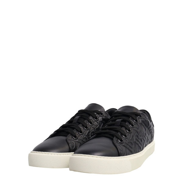 Leather TB Embossed Albridge Sneakers Black