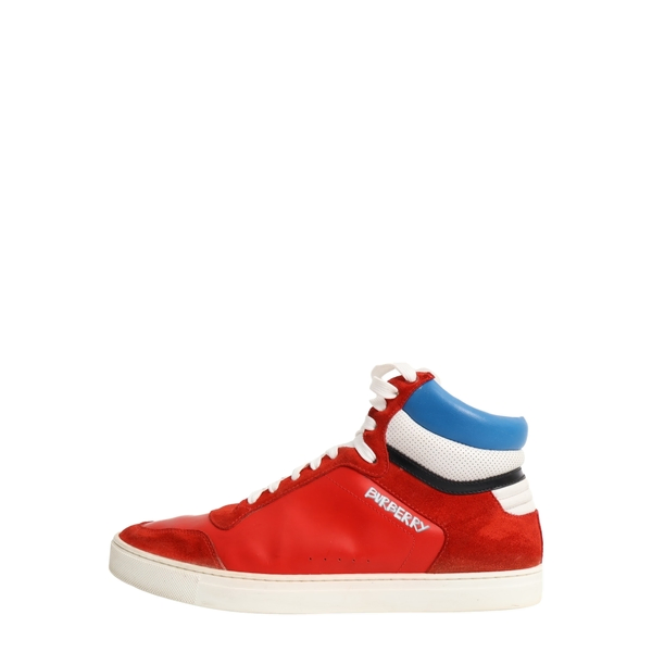 Leather/Suede Reeth Sneakers Red