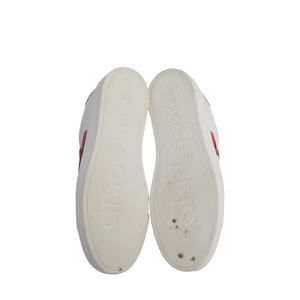 Leather Printed Albert Sneakers White, view 5