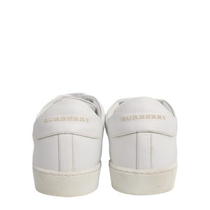 Leather Printed Albert Sneakers White, view 4