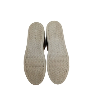 Leather/Canvas Check Sneakers Beige/White, view 5