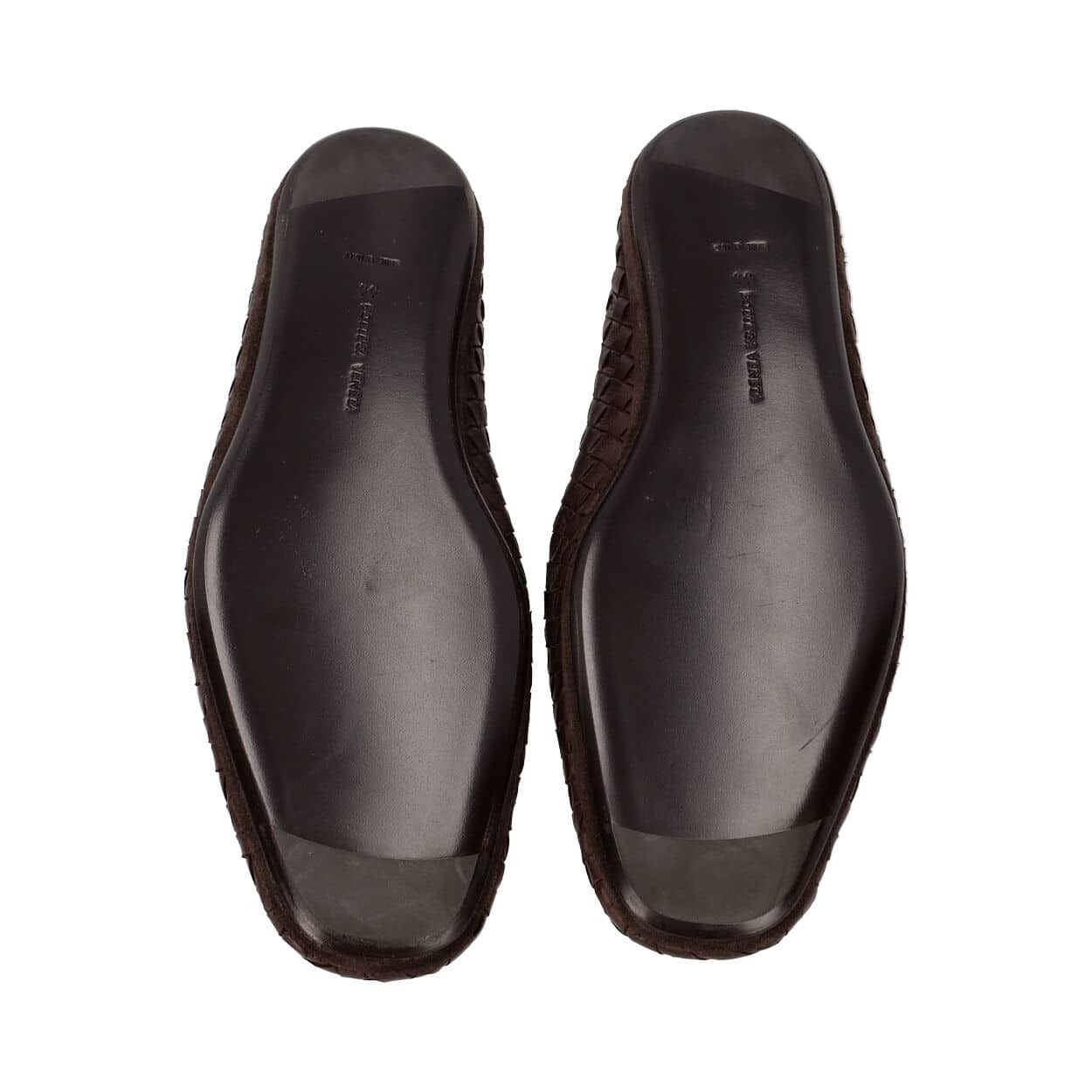 BOTTEGA VENETA Leather Intrecciato Loafers Brown | Luxity