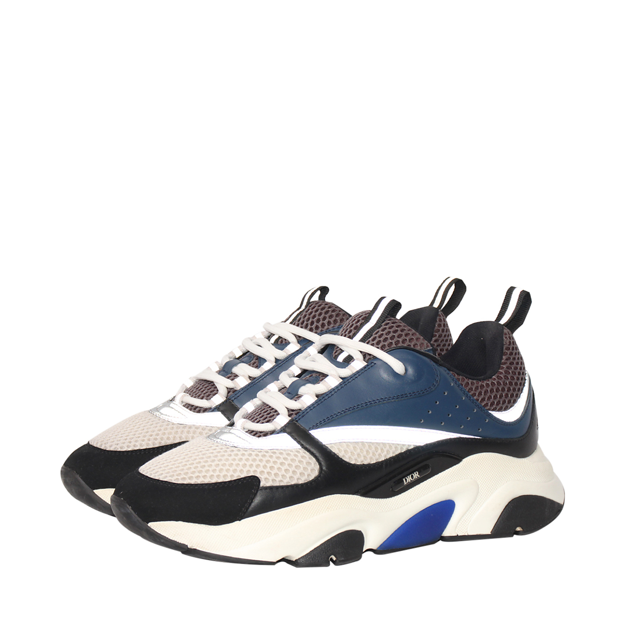 CHRISTIAN DIOR Mixed Material B22 Sneakers Multicolour | Luxity