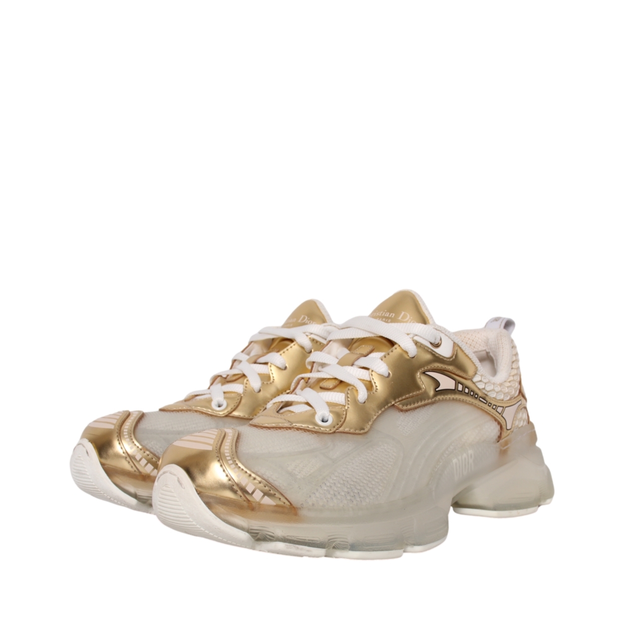 クリスチャンディオール　DIOR Athletic Shoes Navy Sneakers Adidas Zx 850 Women Gold Christian