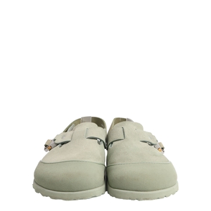 x BIRKENSTOCK Suede Tokio Mules Sage, view 4