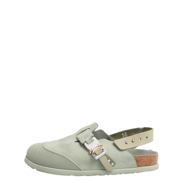 x BIRKENSTOCK Suede Tokio Mules Sage