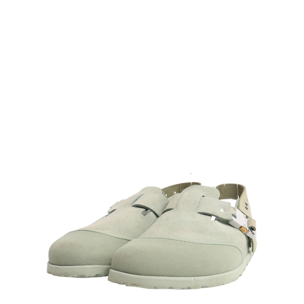 x BIRKENSTOCK Suede Tokio Mules Sage
